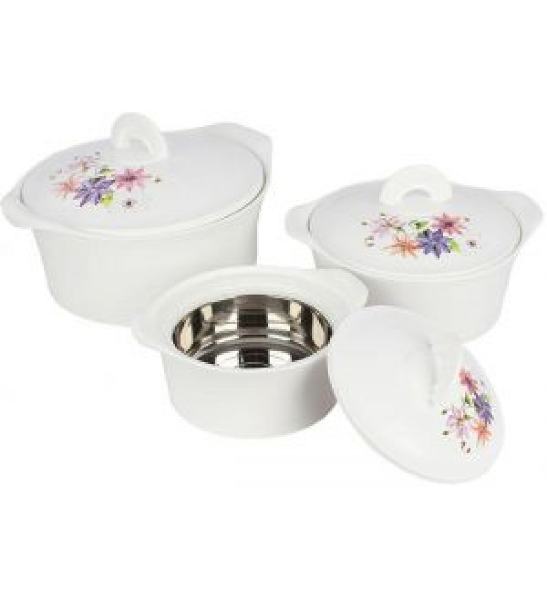 طقم حافظات طعام فالكون 3 قطع هندية 